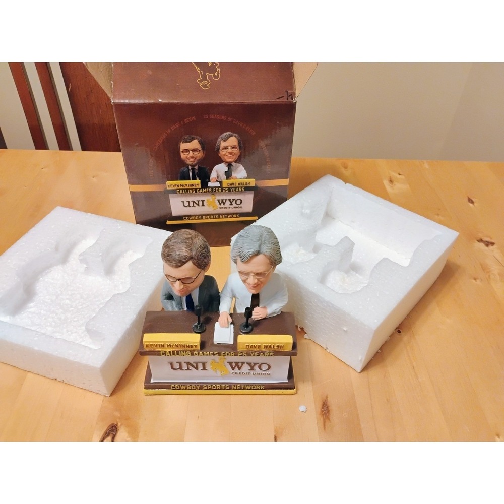 University of Wyoming Cowboys Sports WALSH & McKINNEY Bobblehead Dave Kevin